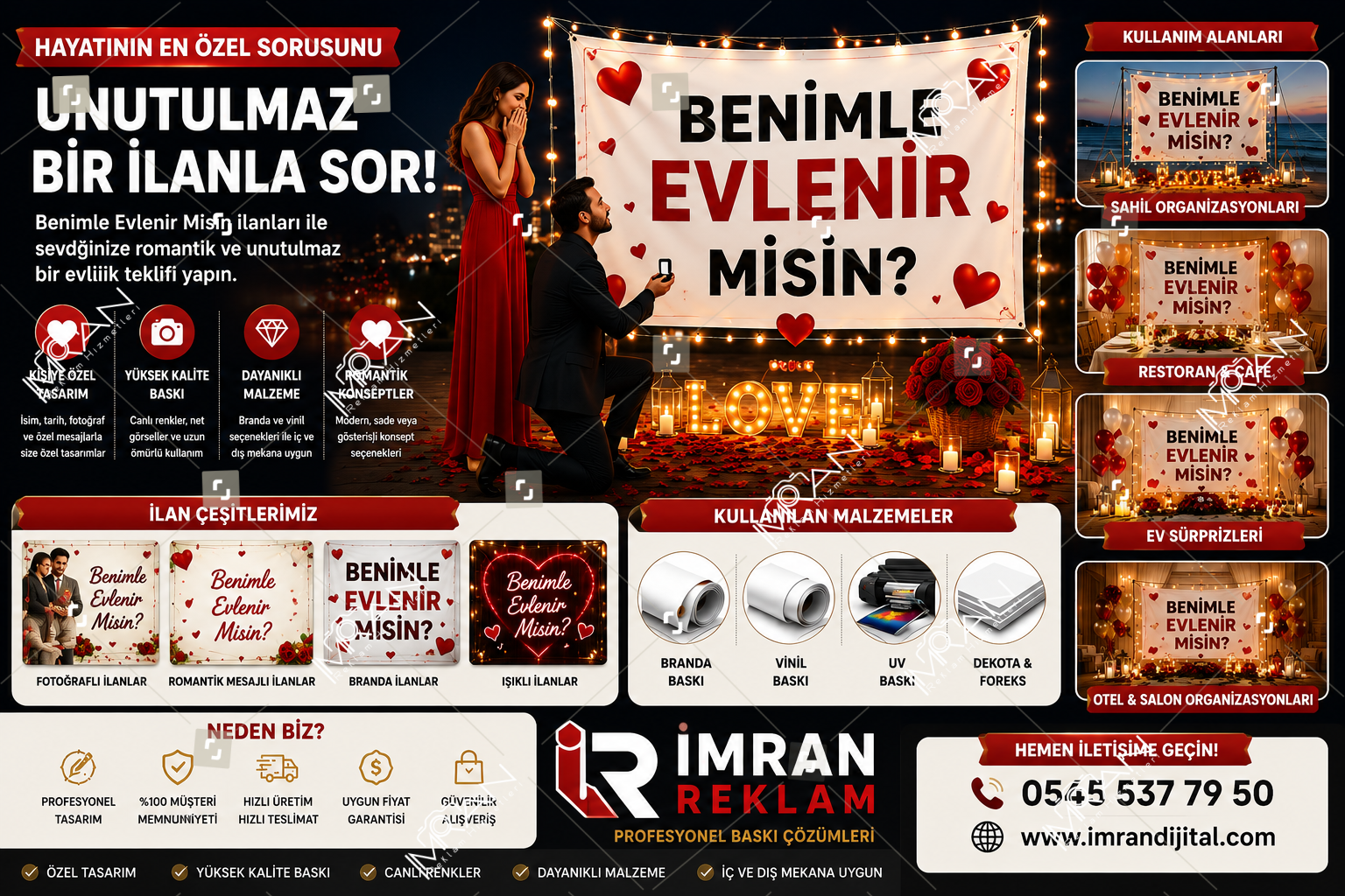 Benimle Evlenir Misin İlanı