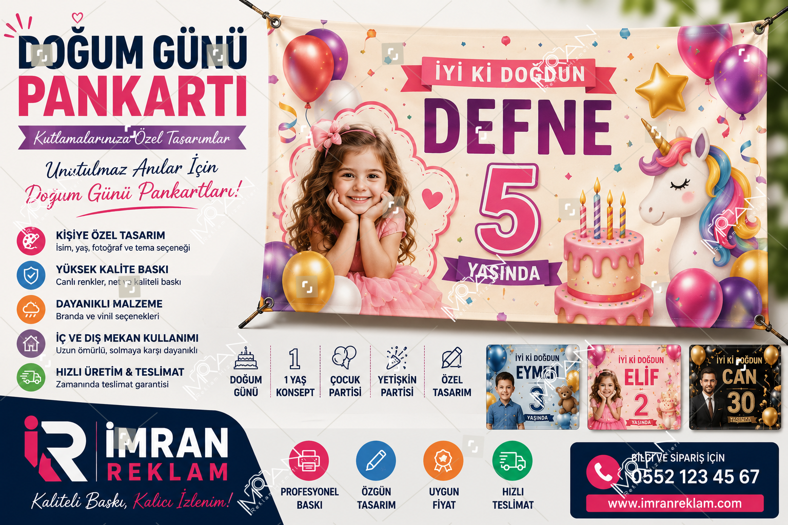 Doğum Günü Pankartı