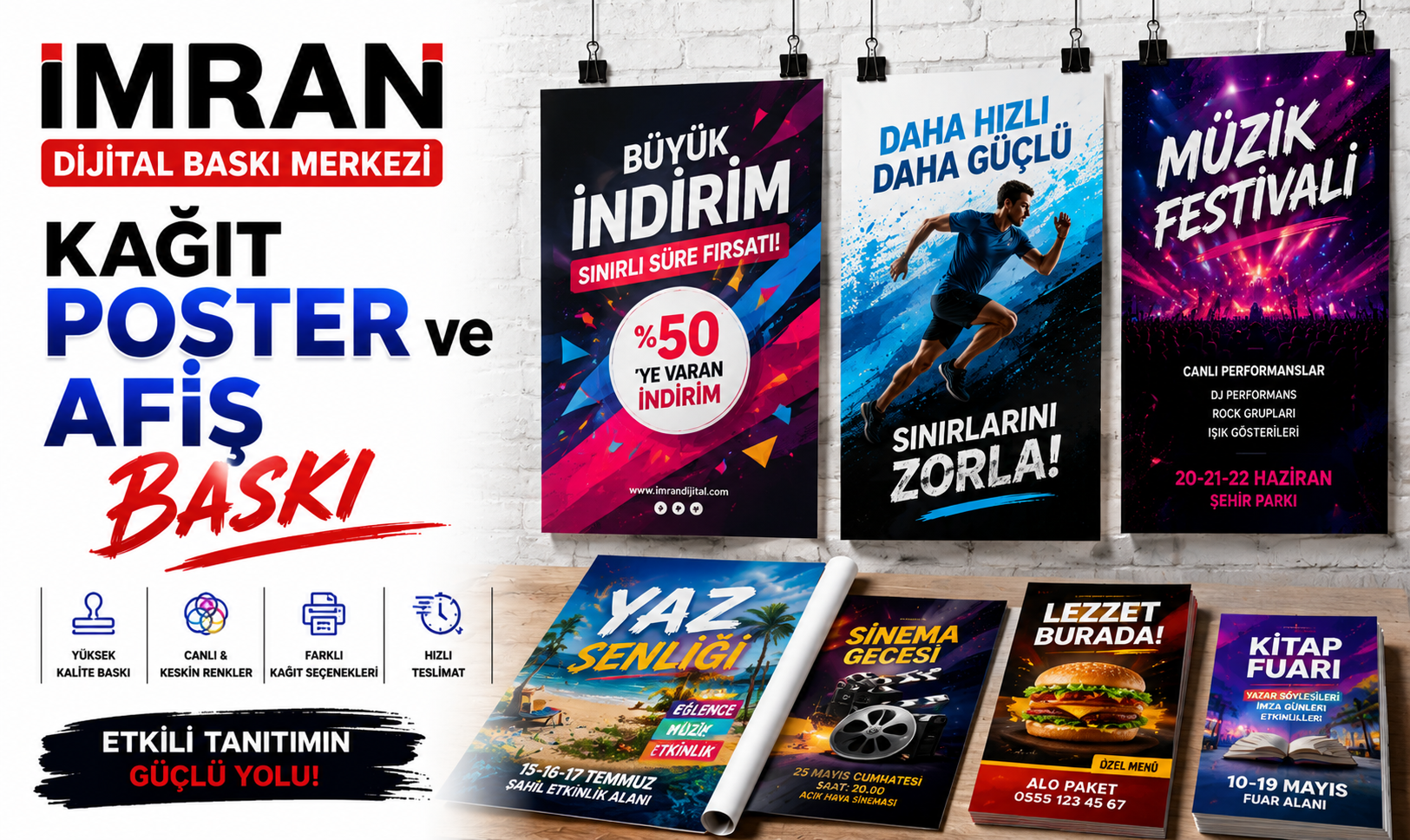 Kağıt Poster ve Afiş Baskı