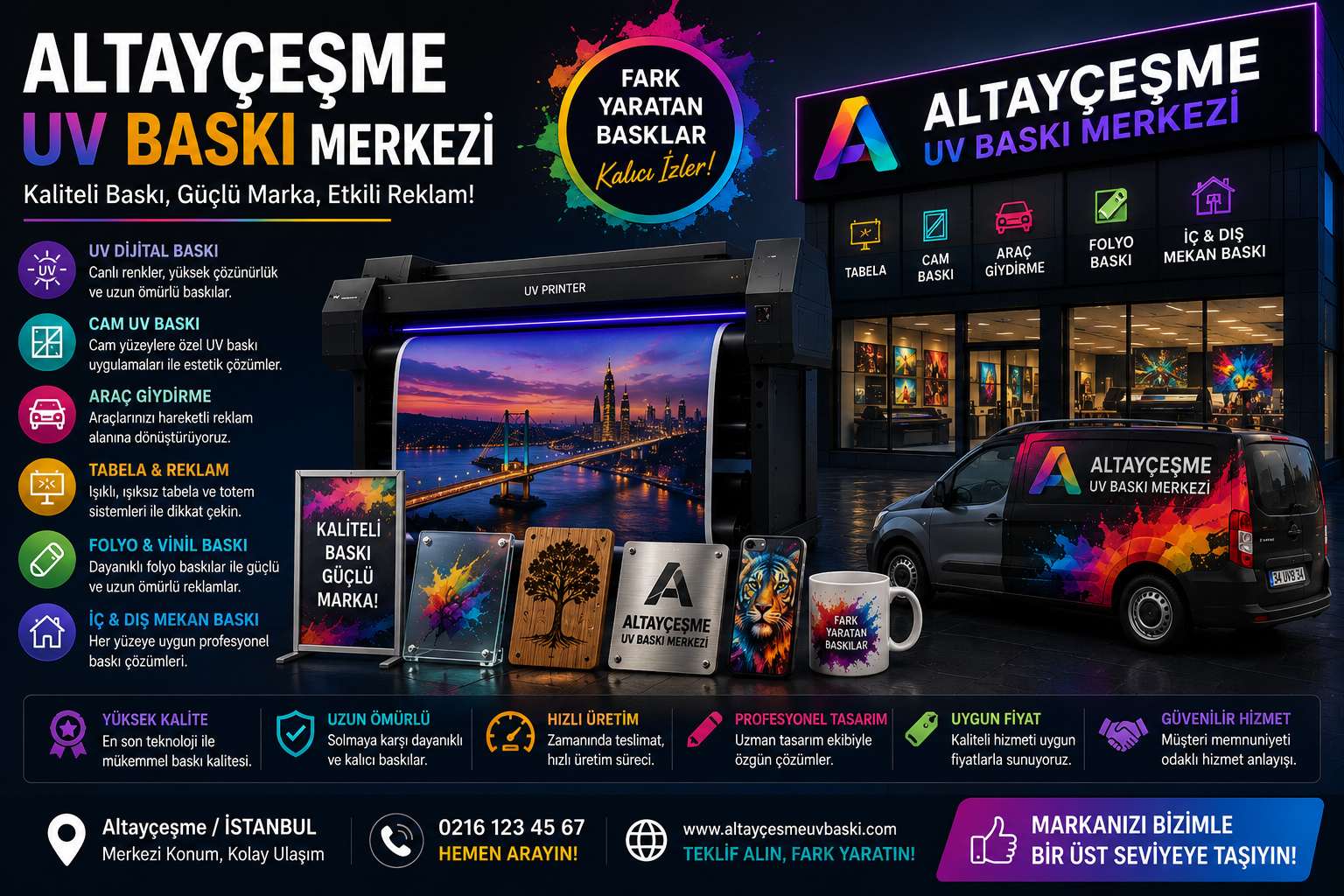 Altayçeşme UV Baskı Merkezi